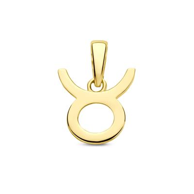 14k Geelgouden Hanger Sterrenbeeld Stier - Per Stuk