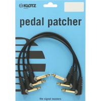 Klotz PP-AJJ0060 patchkabel 60 cm ongebalanceerd haaks 6.35mm (set van 3) - thumbnail