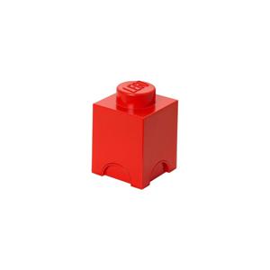 Lego - Opbergbox Brick 1 Vierkant - Polypropyleen - Rood