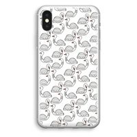 Zwanen: iPhone X Transparant Hoesje