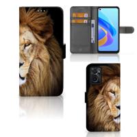 OPPO A76 | A96 | Telefoonhoesje | Met pasjeshouder | Leeuw
