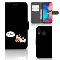 Samsung Galaxy A30 Leuk Hoesje Cow