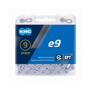 KMC e9 ept fietsketting 136 schakels zilver