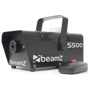 BeamZ compacte metalen rookmachine S500 met rookvloeistof
