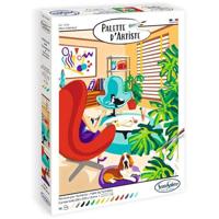 Acrylverf - SENTOSPHERE - Kunstenaarspalet - Mijn Interieur - Schilderen op nummer voor volwassenen - Canvasprint