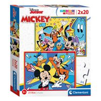 Clementoni Puzzel Mickey Mouse, 2x20st.