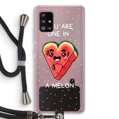 One In A Melon: Samsung Galaxy A51 5G Transparant Hoesje met koord