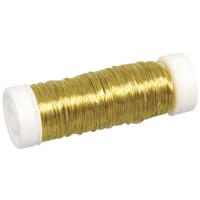 Rayher Sieraden maken draad - goud - 0.3 mm dik - 50 meter snoer - haakdraad   - - thumbnail