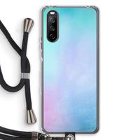 mist pastel: Sony Sony Xperia 10 III Transparant Hoesje met koord