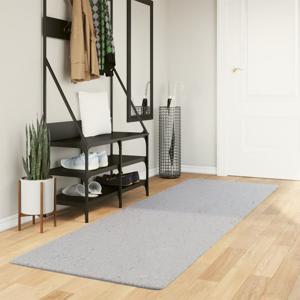 VidaXL Vloerkleed huarte laagpolig zacht wasbaar 80x250 cm grijs