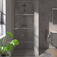 Saqu Devine industriële draaideur met omkeerbare draairichting 90x210cm geborsteld grijs