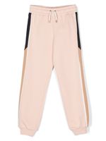 Chloé Kids pantalon de jogging à design colour block - Rose