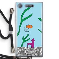 Aquarium: Sony Xperia XZ1 Transparant Hoesje met koord