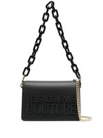 Versace Jeans Couture sac porté épaule à logo embossé - Noir - thumbnail