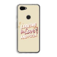 Pizza is the answer: Google Pixel 3a Transparant Hoesje
