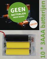 3AAA-batterijvervanger 10 aansluitingen, geen 3AAA batterijen meer nodig! Transformator Adapter Indoor CoenBakker - Coenbakker 3AAA-batterijvervanger 10 aansluitingen, geen 3AAA batterijen meer nodig! Transformator Adapter Indoor CoenBakker - Coenbakker