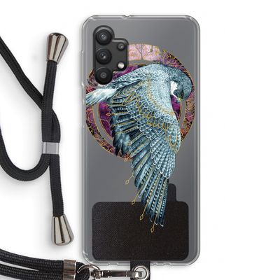 Golden Falcon: Samsung Galaxy A32 5G Transparant Hoesje met koord
