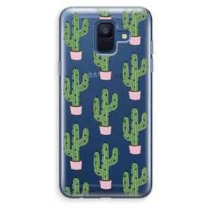 Cactus Lover: Samsung Galaxy A6 (2018) Transparant Hoesje