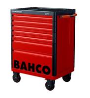 Bahco Gereedschapswagen &apos;Premium&apos; E77 26" met 7 lades rood | 693 mm x 510 mm x 965 mm - 1477K7RED