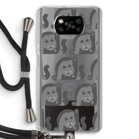 Cats: Xiaomi Poco X3 Pro Transparant Hoesje met koord