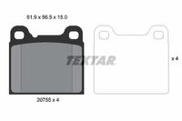 Remblokkenset, schijfrem TEXTAR, u.a. fÃ¼r Volvo - thumbnail