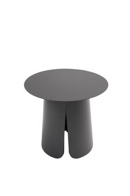 Qopps Okios koffie tafel 45 cm rond en 39 cm hoog Royal grey mat