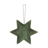 Wanddecoratie Groene Ster (10,5 cm)