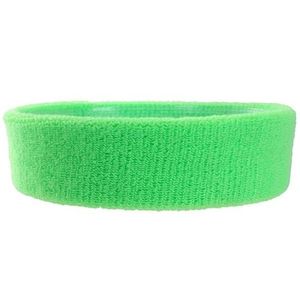 Hoofdbandje neon groen voor volwassenen   -