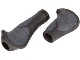 Ergotec Handvatten frisco 2 siliconen kort/lang zwart/grijs