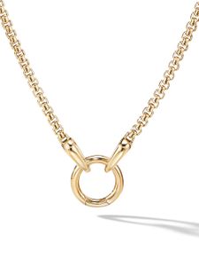 David Yurman collier Smooth Amulet Box Chain en or 18ct (2,7 mm)