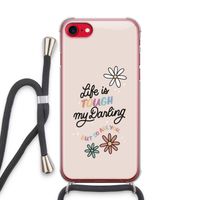 Tough Life: iPhone SE 2020 Transparant Hoesje met koord
