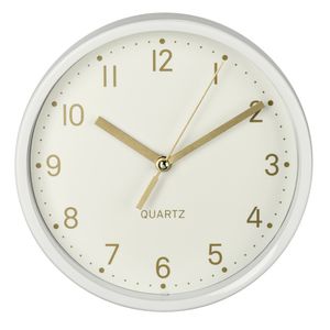 Hama Golden Quartz-tafelklok Rond Wit