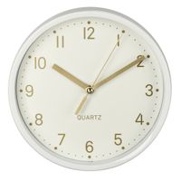 Hama Golden Quartz-tafelklok Rond Wit