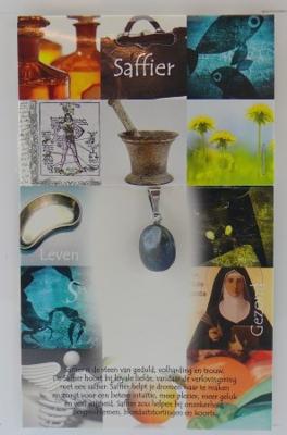 Steengoed Hanger gezondheidssteen saffier 1 Stuks