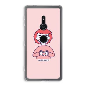 Hartje: Sony Xperia XZ2 Transparant Hoesje