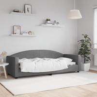 Slaapbank 80x200 cm stof donkergrijs