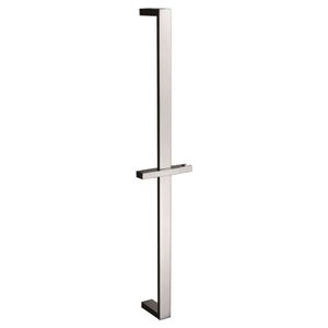 Chroom messing glijstang met glijstuk vierkant 700mm