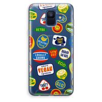 Fruitsticker: Samsung Galaxy A6 (2018) Transparant Hoesje