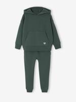 Strakke sportieve babyset met een sweater lange mouwen + broek voor jongens dennen