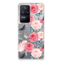 Xiaomi Poco F4 | TPU Case | Butterfly Roses