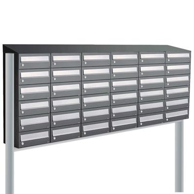 Allux Hive Set 6-Breed, 6-Hoog Met Dak Op Statief Antraciet - 40030065_6x6ds