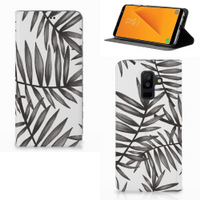 Samsung Galaxy A6 Plus (2018) Smart Cover Leaves Grey - thumbnail