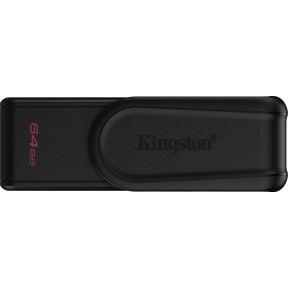 Kingston Technology DataTraveler 64GB Portable USB 3.2 Gen 1 Exodia S (Black/Black)