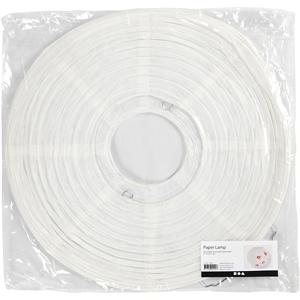 Creativ Company Rijstpapier lamp wit, 35cm