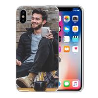 Apple iPhone X | Xs TPU | Hoesje maken | met Foto&apos;s | Eigen telefoonhoesje ontwerpen | Op maat gemaakt