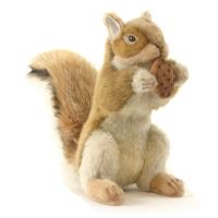 Hansa pluche eekhoorn - knuffel - 22 cm - pluche - knuffeldier