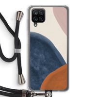 Geo #1: Samsung Galaxy A12 Transparant Hoesje met koord