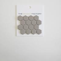 The Mosaic Factory London Mozaiek Tegel Hexagon - Grijs Porselein Ongeglazuurd, R11 260x300 mm