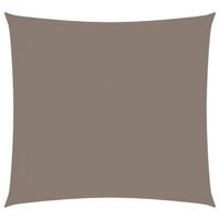 vidaXL Zonnescherm vierkant 3x3 m oxford stof taupe