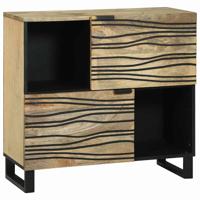 Dressoir Bruin 80 x 33 x 75 cm massief mangohout